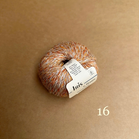 Sợi Iris, 50g - 125m, nhập từ Permin, dùng để đan móc áo, váy, khăn