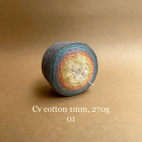 Sợi cầu vồng Cotton 1mm, 270g