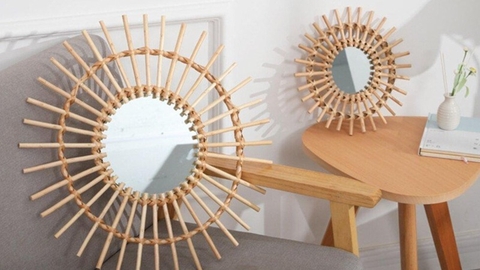 Ý tưởng sáng tạo trang trí không gian sống với sản phẩm mây tre thủ công
