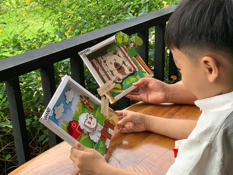 Tranh Xếp Lớp 3D (Paper Layer Art): Trải Nghiệm Thần Kỳ Và Bài Học Không Gian Cho Bé