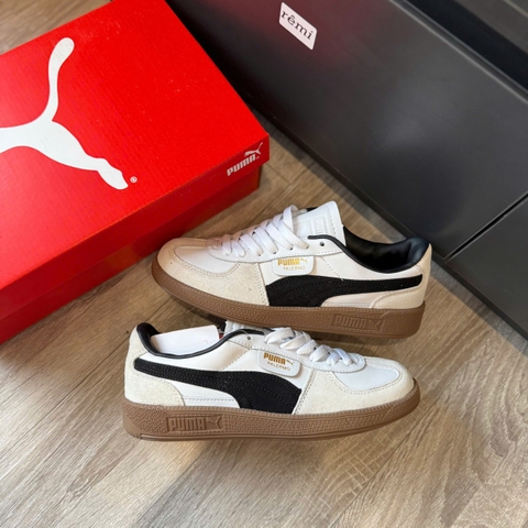 puma palermo trắng đen
