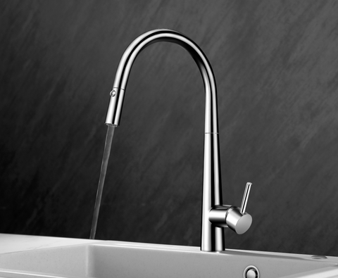 Vòi rửa bát dây rút 2 đường nóng lạnh. GLF 103