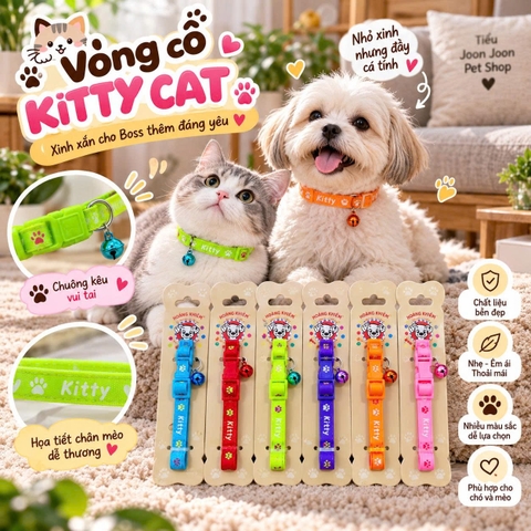 Vòng cổ kitty Cat 0.8cm