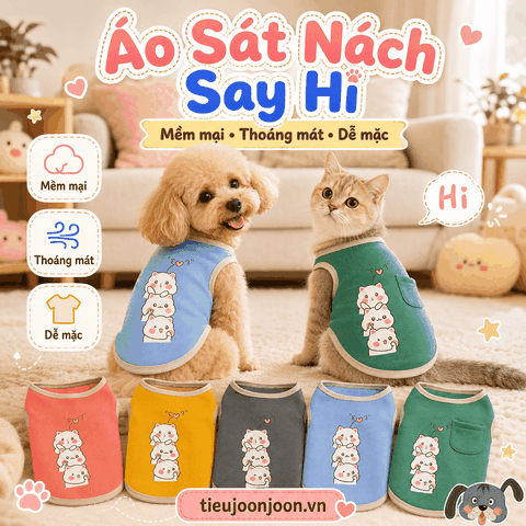 Áo sát nách Xin Chào