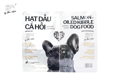 Hạt cho chó trưởng thành- hạt dầu cá hồi vị bò bít tết VBBT King's Pet By Bao Anh 350g
