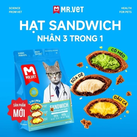 Hạt Mr.Vet Sandwich 50g