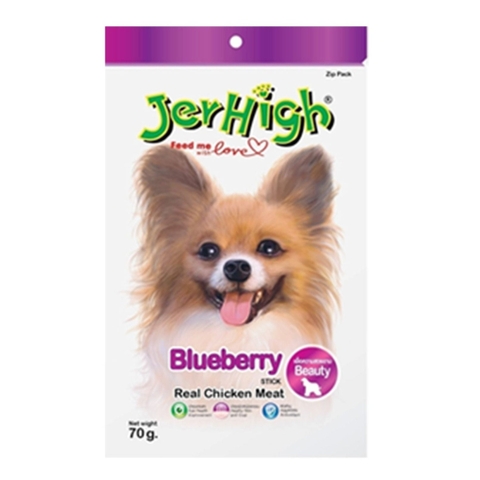 Bánh thưởng cho chó vị Thịt Gà và Việt Quất - JerHigh Blueberry Stick 70g