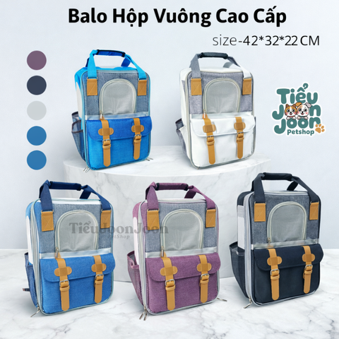 Balo Hộp Vuông Cao Cấp