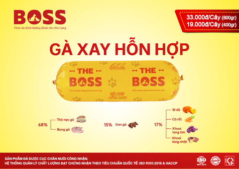 THE BOSS Gà xay hỗn hợp 400g