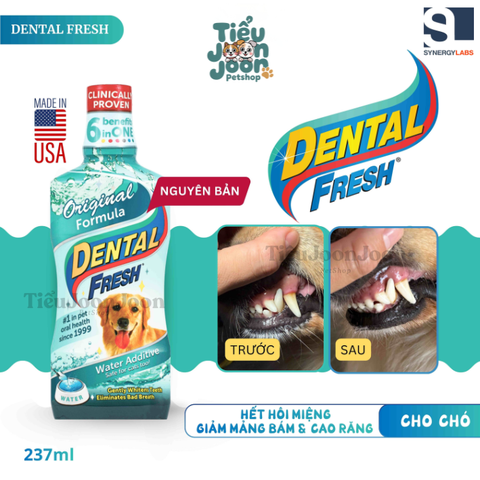 Dung Dịch Hết Hôi Miệng Cho Chó 237ml [USA]