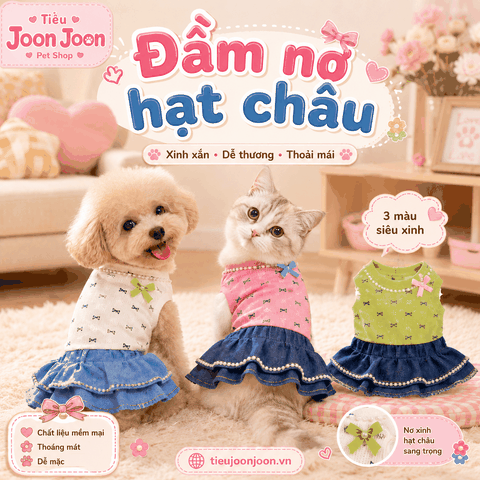 Đầm nơ hạt châu