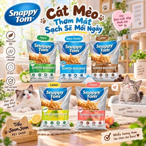Cát vệ sinh Snappy Tom Cat Litter - All Scents 5L