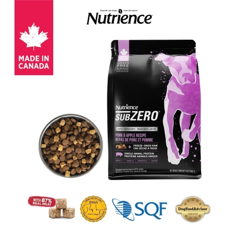 NT Subzero cho Chó - Thịt lợn, táo và rau củ quả tự nhiên (Cho mọi giống chó ở mọi lứa tuổi)