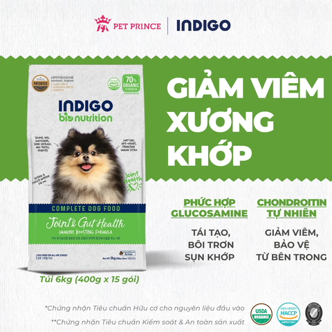 Thức ăn dinh dưỡng cho Chó INDIGO Tăng Cường Xương Khớp và Tiêu Hóa 2kg
