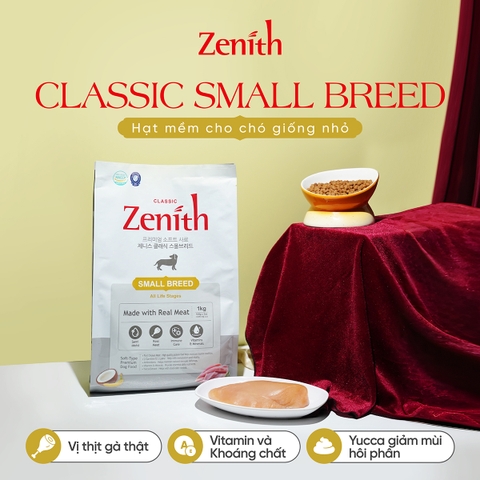 Thức ăn hạt mềm Zenith chó Giống Nhỏ 1kg