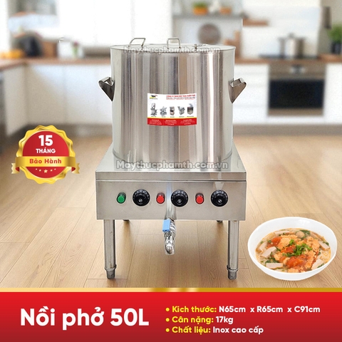 NỒI NẤU PHỞ ĐIỆN T&H 50 LÍT