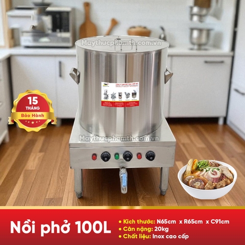 NỒI NẤU PHỞ ĐIỆN T&H 100 LÍT