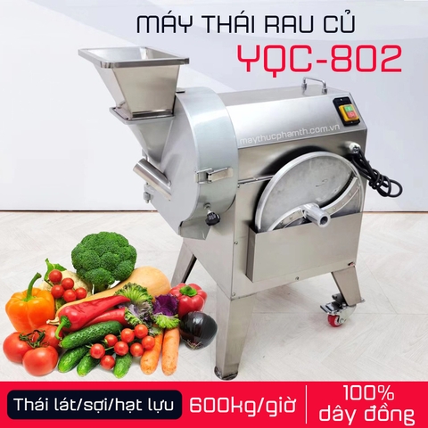 Máy Thái Rau Củ Công Nghiệp YQC-802