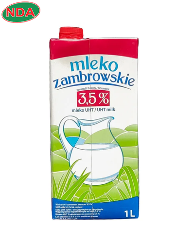 Sữa tươi béo nguyên kem Balan Zambrowskie 1L