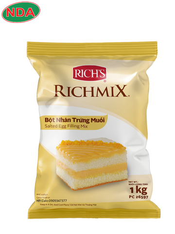RICH - Bột nhân trứng muối Rich mix - bịch 1kg