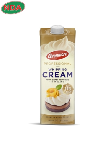 Kem đánh bông Professional Avonmore (38% chất béo) 1L