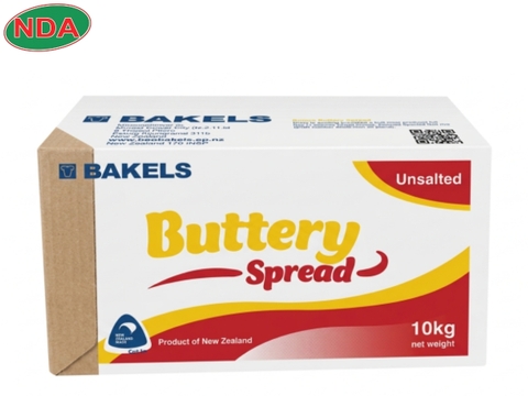 Bơ phe lạt Bakerty spread 10kg/thùng Bakels new zealand