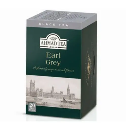 Trà Ahmad Earl Grey 50g/hộp 25 gói