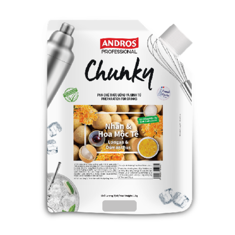 CHUNKY NHÃN & HOA MỘC TÊ TÚI 1KG (Chunky Longan & Osmanthus 1kg)