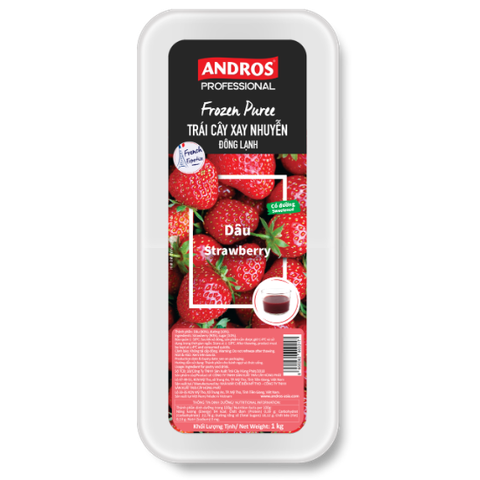Puree Dâu 1kg/hộp Andros