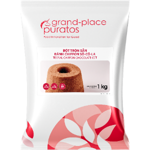 Bột trộn bánh Chiffon Socola Tegral Chiffon Chocolate CCT túi 1kg Puratos