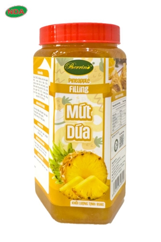 FILLING Mứt DỨA 950gram  BERRINO