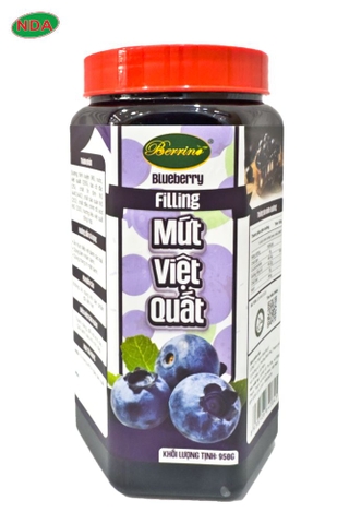 FILLING Mứt VIỆT QUẤT 950gram  BERRINO