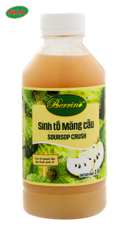 Smoothies Sinh tố Mãng cầu 1L BERRINO