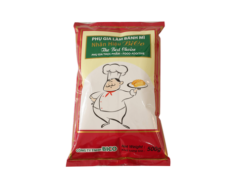 BICO PHỤ GIA làm bánh mì - túi đỏ 500gr 20túi 1thùng