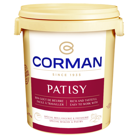 Bơ thơm cao cấp 99% Béo Patisy Corman 17kg/thùng Bỉ