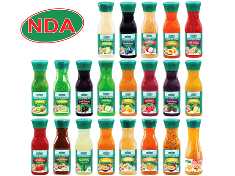 GOLDENFARM - SINH TỐ trái cây nhiều hương vị - chai 1LIT