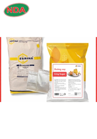 Đường xay 1kg/túi, 20túi/thùng & bao 25kg Farina