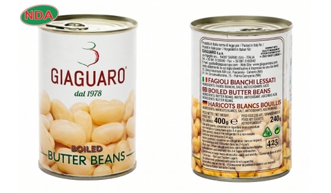 GIAGUARO Đậu Trắng đóng lon Ý - 400gr/lon
