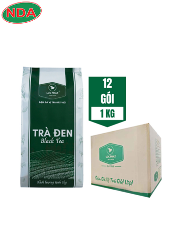 Trà Đen Lộc Phát Gói 1Kg Thùng 12 Gói