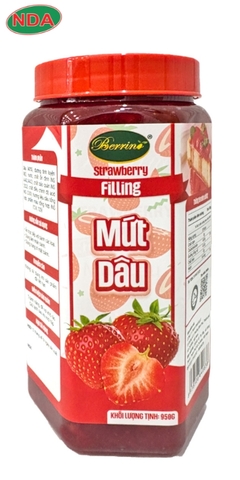 TOPPING Mứt DÂU 900gr BERRINO