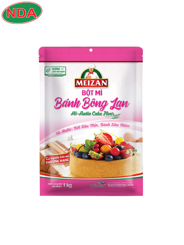 Meizan bột mì bánh bông lan 1kg