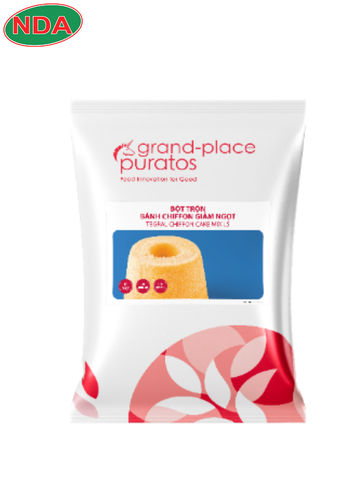 Bột trộn bánh Chiffon giảm ngọt Tegral Chiffon cake mix LS túi 1kg Puratos