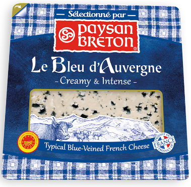 Phô mai vân xanh Bleu D'Auvergne hiệu Paysan Breton 125gr