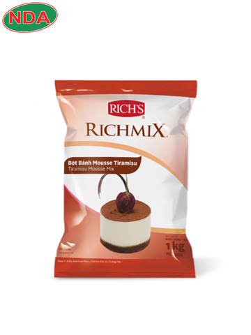 Bột bánh trộn sẵn Tiramisu 1kg/túi, 6kg/thùng Rich