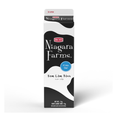 Kem Niagara Farms Đen Rich