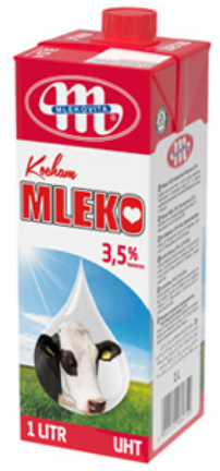 Sữa tiệt trùng nguyên kem 3.5% béo hiệu I love milk, 1 L/hộp, xuất xứ Ba Lan