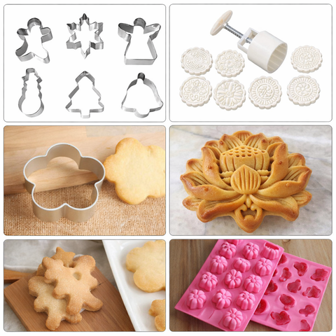 Khuôn bánh cookies, khuôn silicon, khuôn bánh trung thu