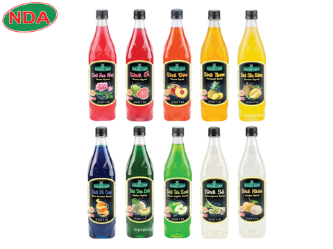 Golden Farm- Syrup trái cây nhiều hương vị - 520ml / 700ml / 2lit