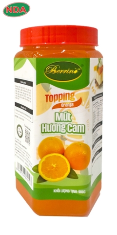 TOPPING Mứt HƯƠNG CAM 900gr BERRINO