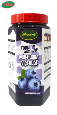 TOPPING Mứt VIỆT QUẤT 900gr BERRINO